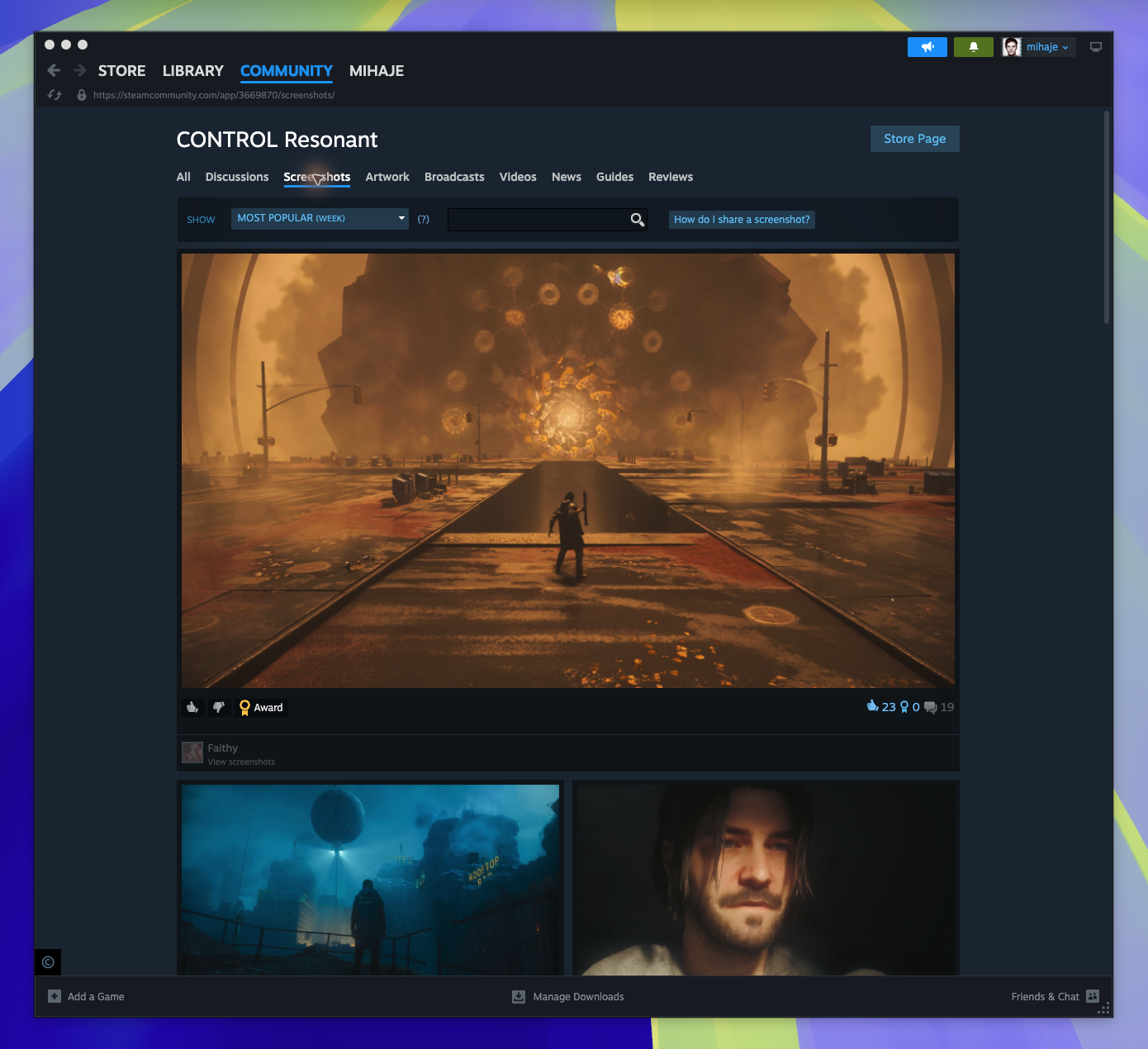 Community Hub — Browse Screenshots (Captured)