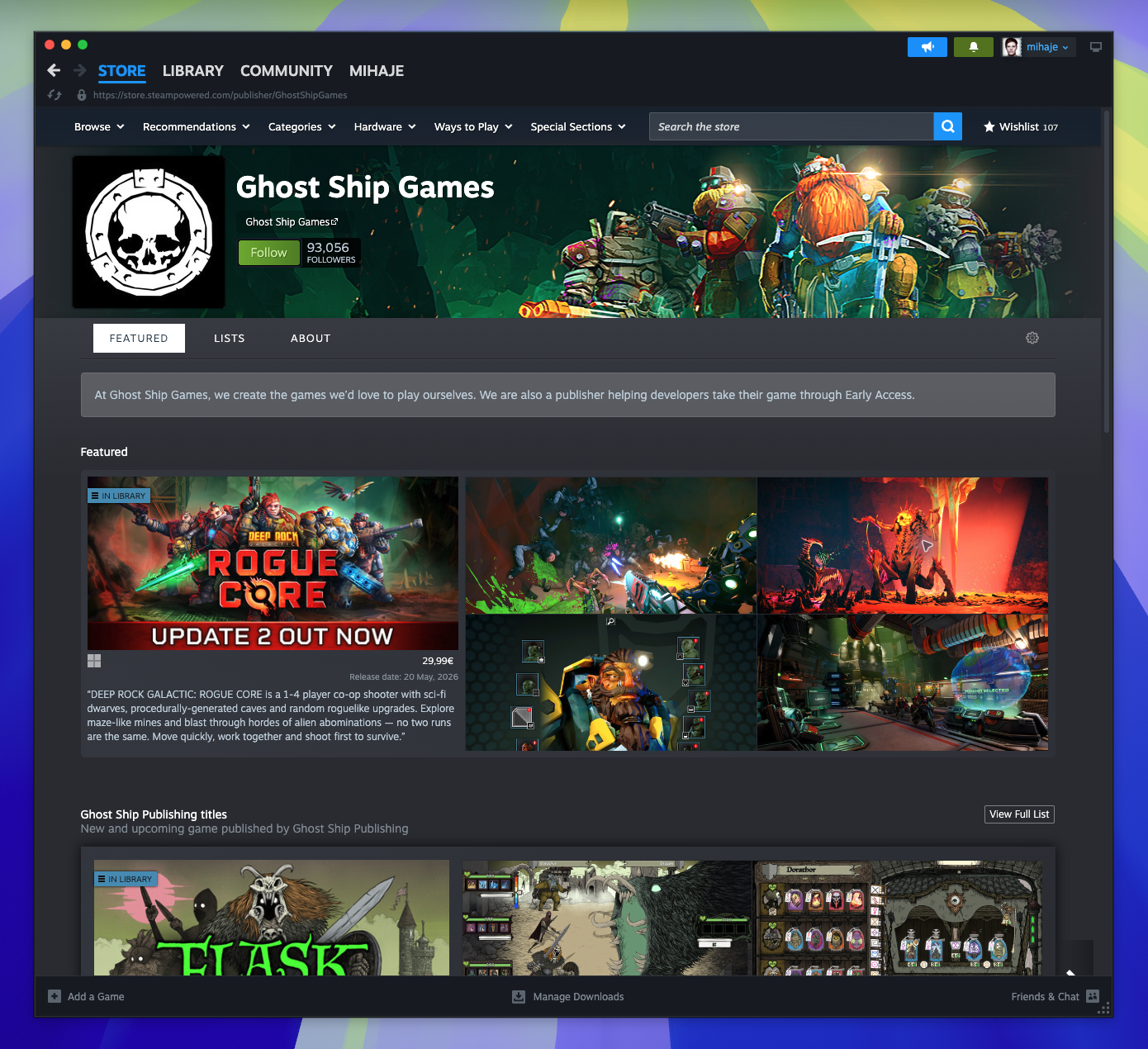 Creator Homepage — Featured List (Captured)