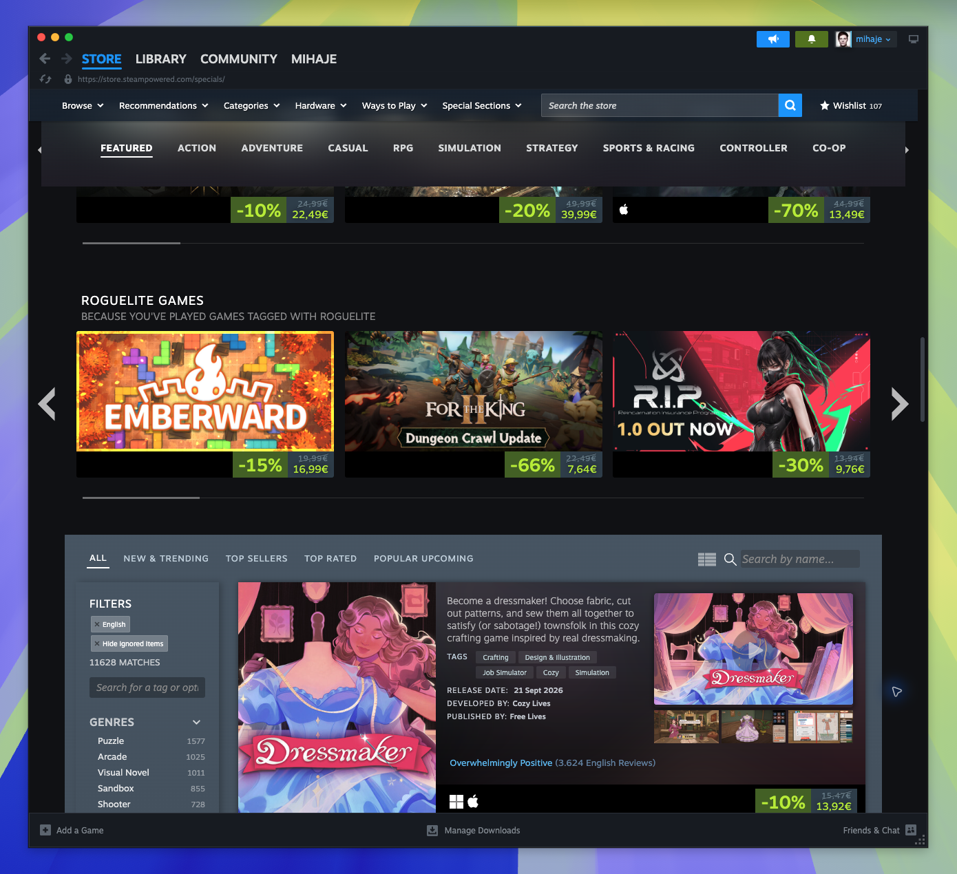 Discounts & Events Hub — Browse Items - Discounted (Not located)
