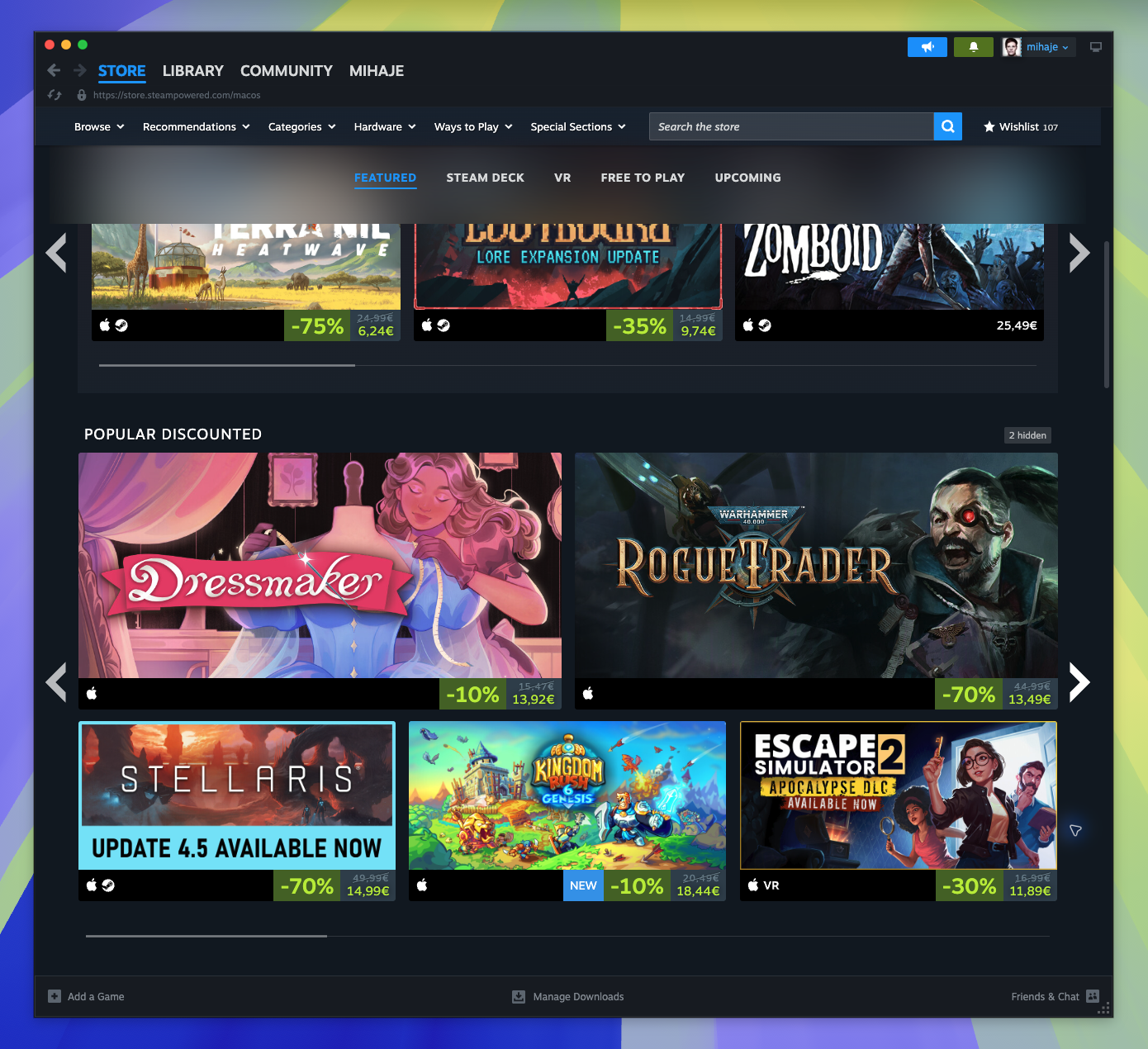 Games Hub — Games Hub - Specials (Candidate match)