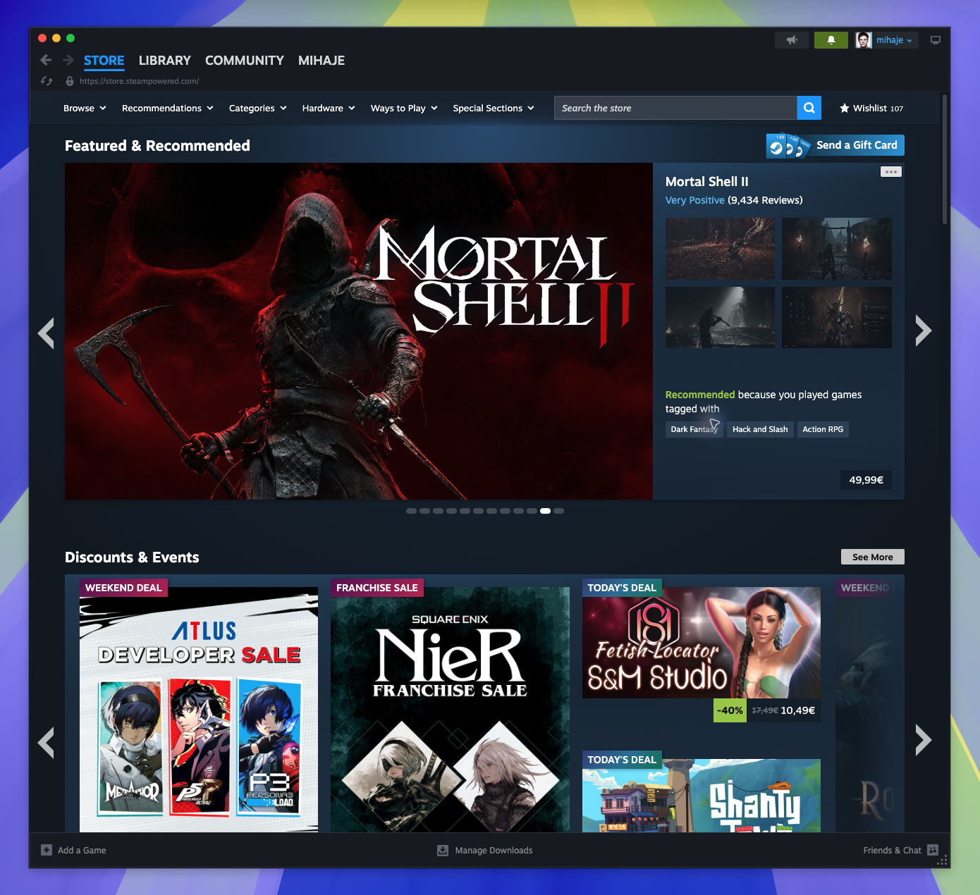 Home Page — Main Cluster (Recommended For You) (Captured)