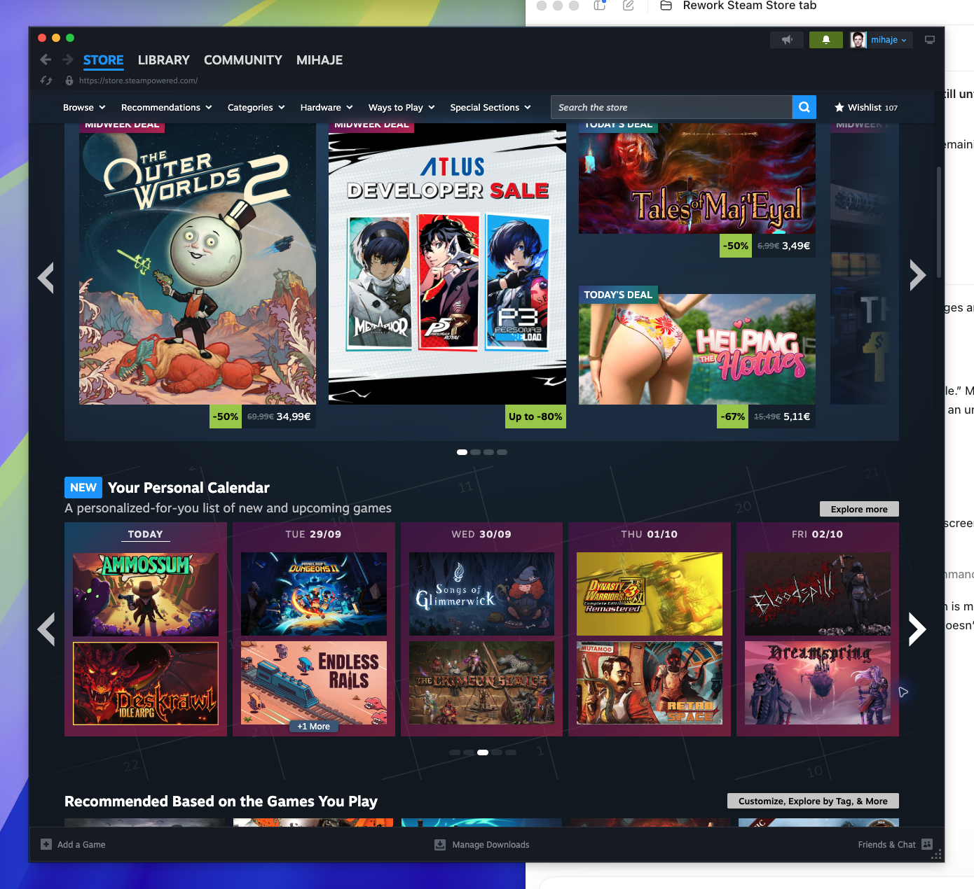 Home Page — Spotlight (Candidate match)