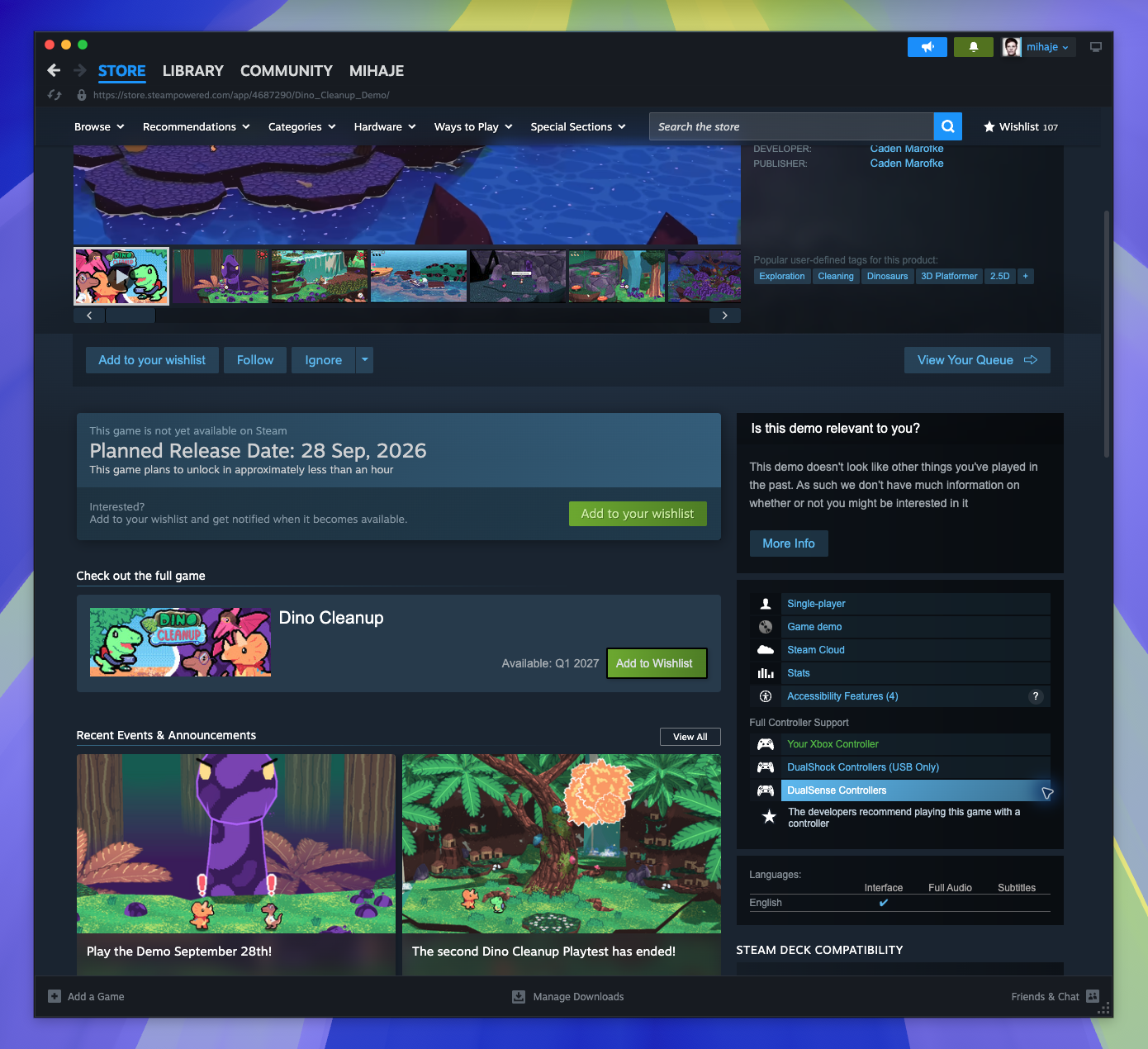 Other Product Pages — Demo Parent App Link (Captured)