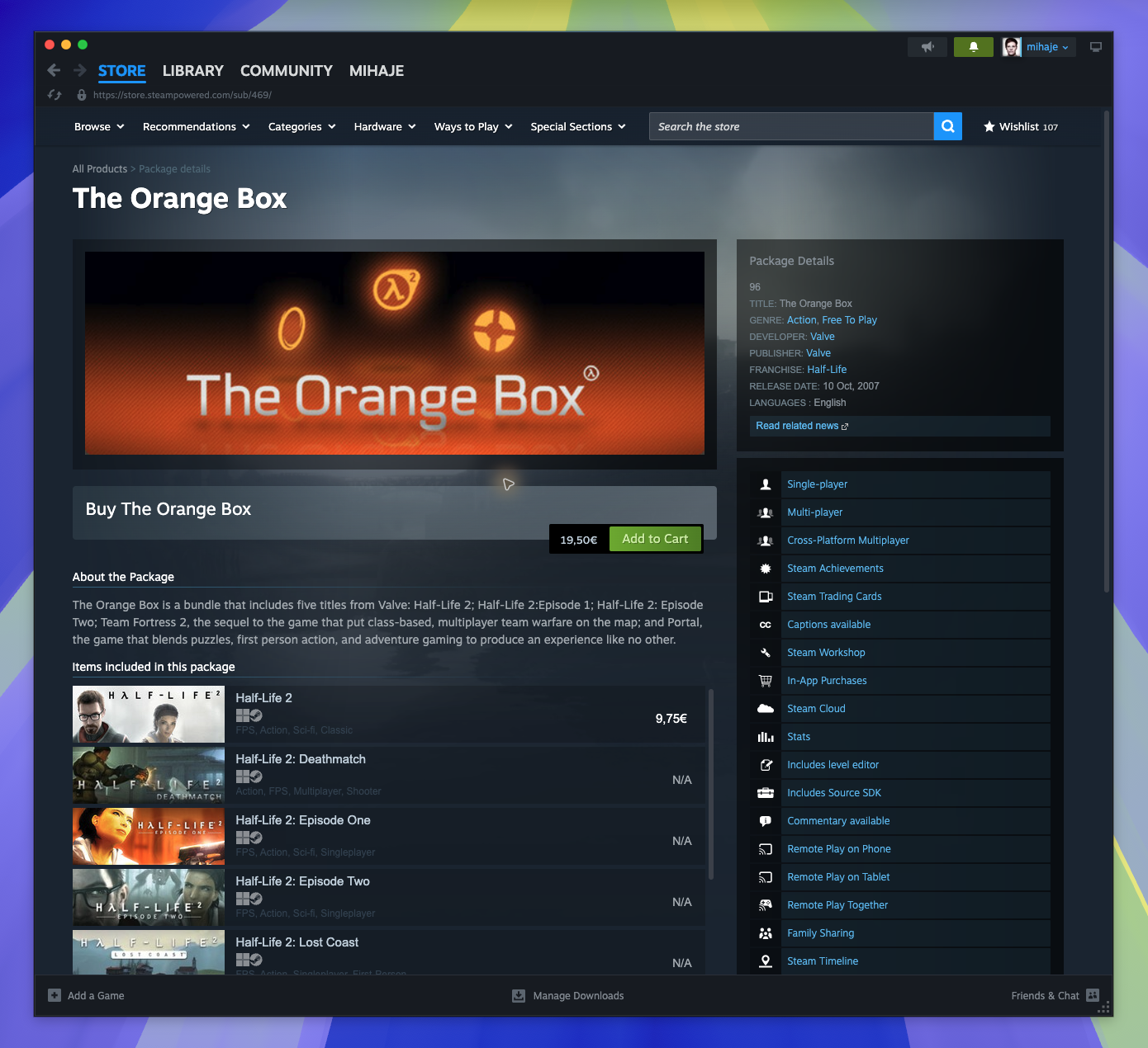 Package Page — Package Page (Captured)